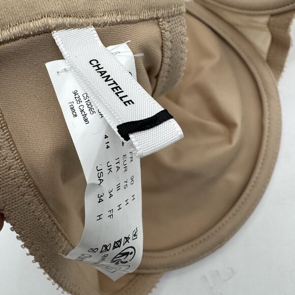 Chantelle Magnifique Minimizer Unlined Underwire Bra US Size 34H B2455 - Picture 6 of 7